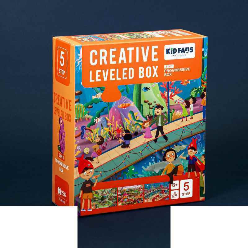 پازل کیدفنز مدل سرزمین کودکان | 256 تکه Creative Level Box Kids Land | کد 2401